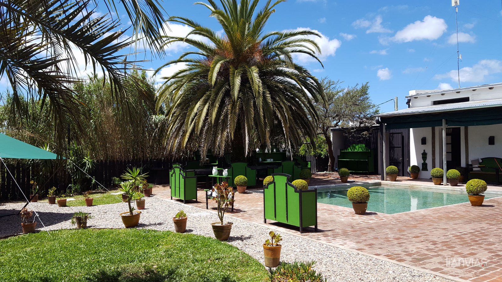 puede cenar o almorzar al aire libre