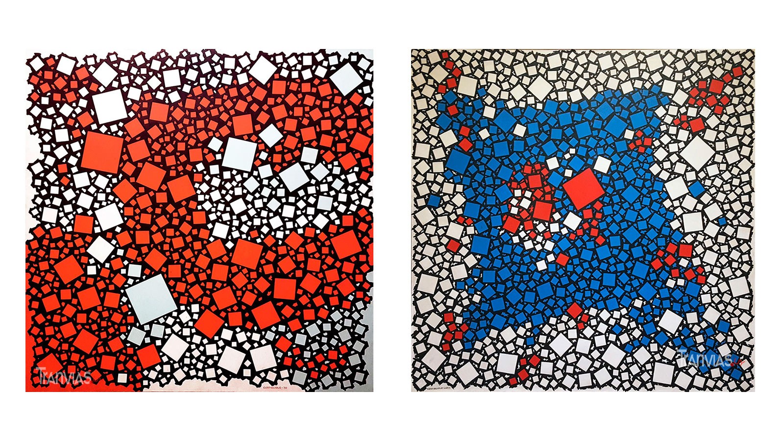 José Pedro Costigliolo, Cuadrados LXXXIX, 1970 y sin título