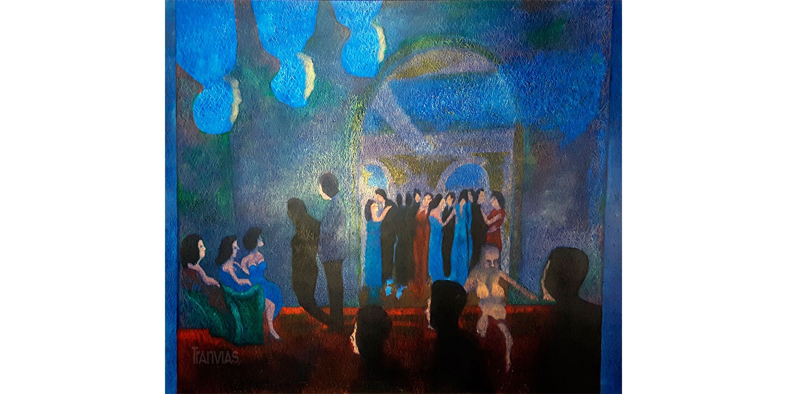 La fiesta de las dos lunas de Oscar Rodríguez, México, 1988