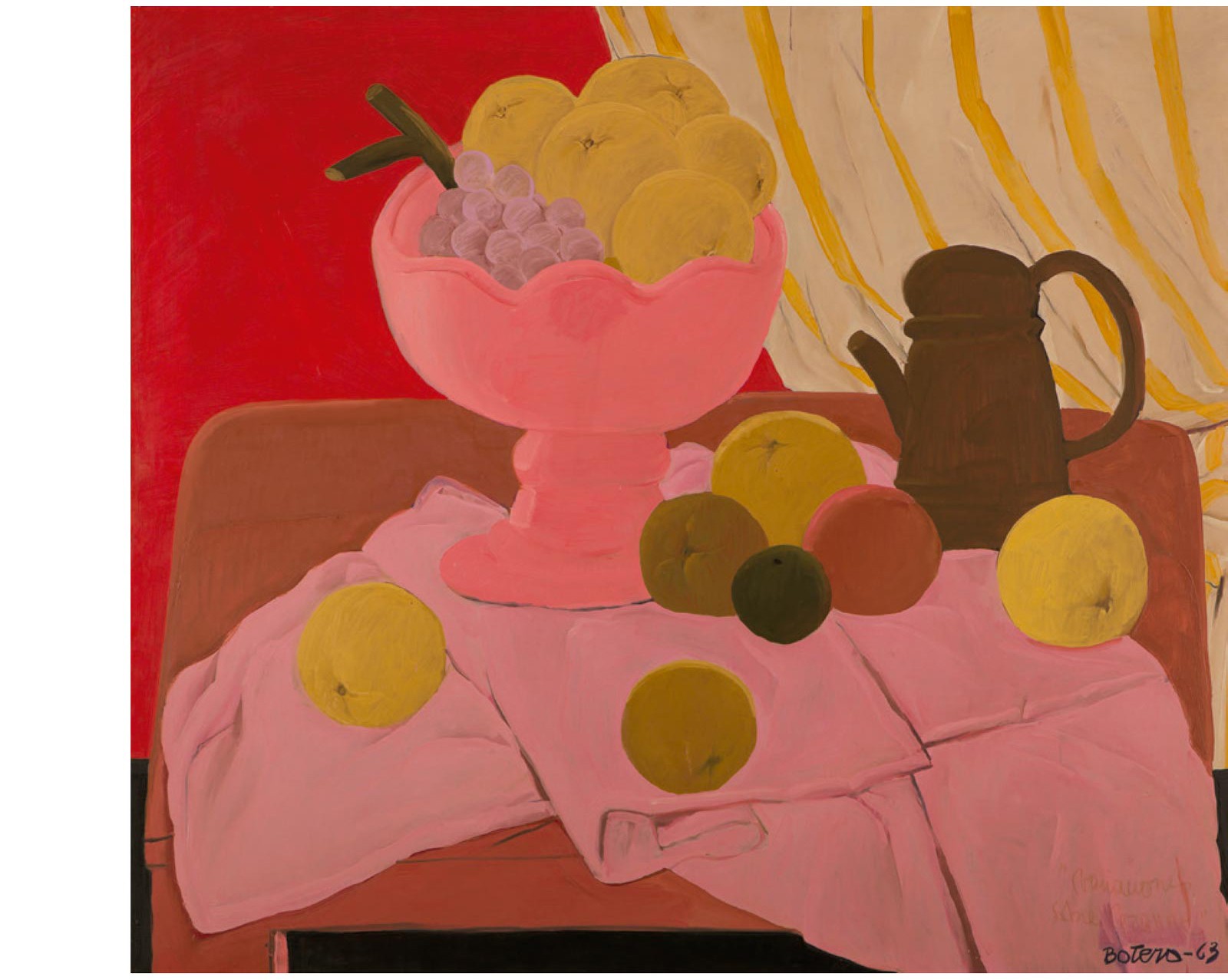 Colombia - Fernando Botero - Variaciones sobre Cézanne,1963 - Óleo sobre tela 131 × 150-cm.