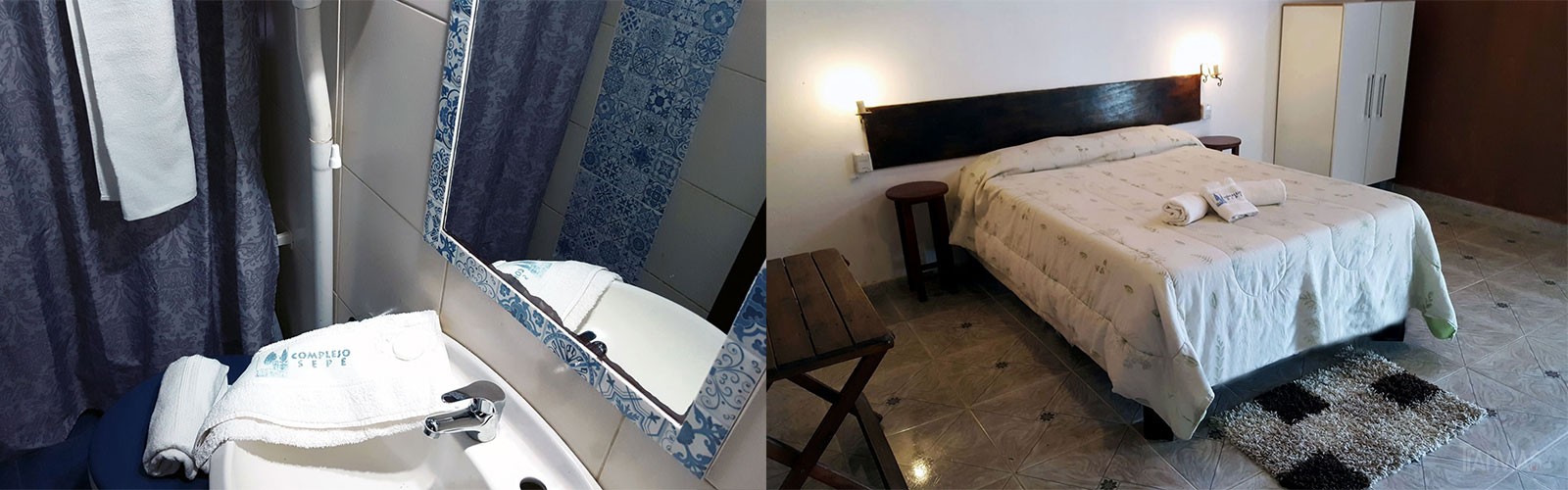 baño y un dormitorio amplio