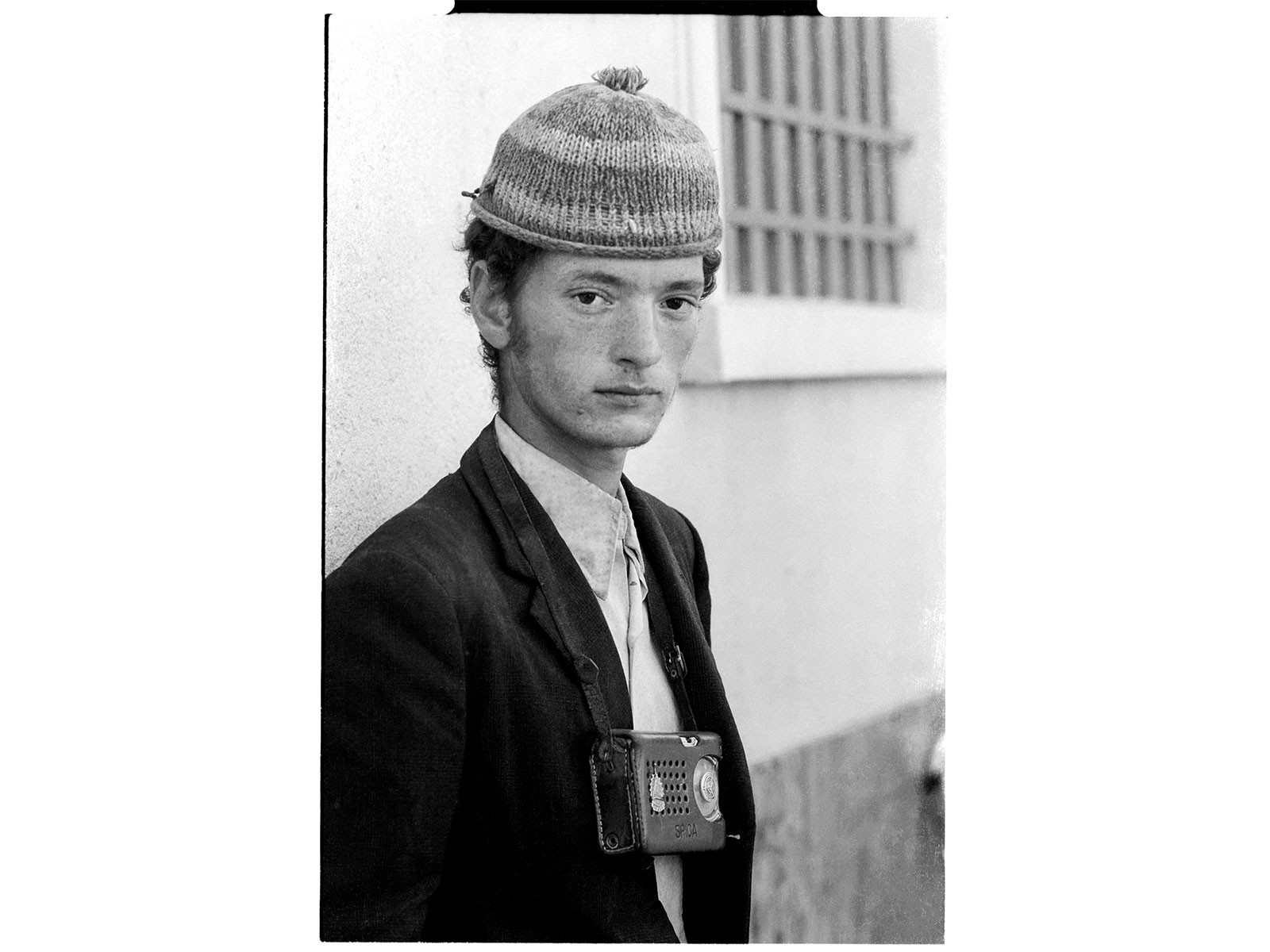 Vuelta ciclista del Uruguay. Sauce, Canelones. Año 1974. Fotografía analógica. Autor: Jorge Vidart