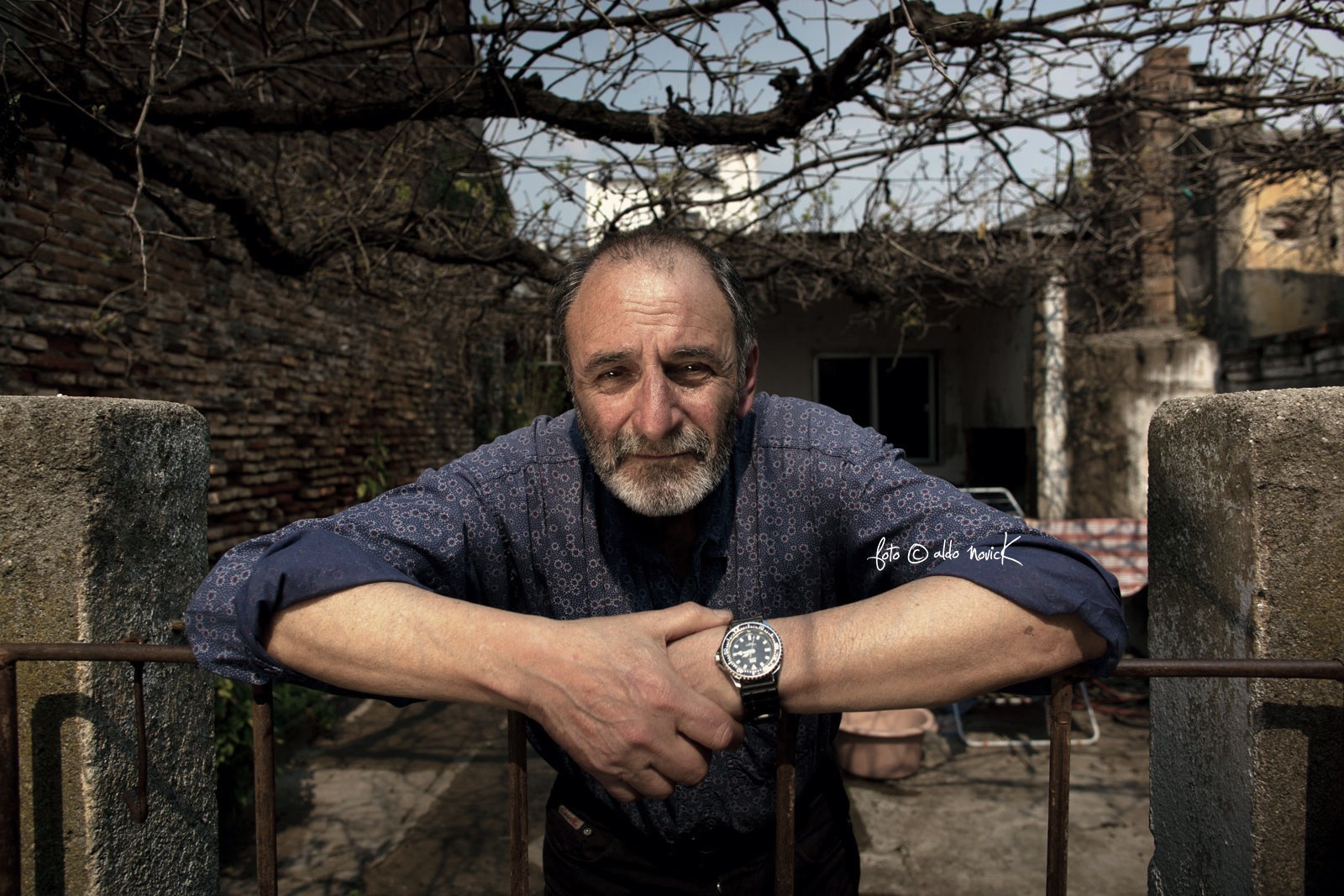 Dino en su casa de Dolores, foto © aldo novick, 2012