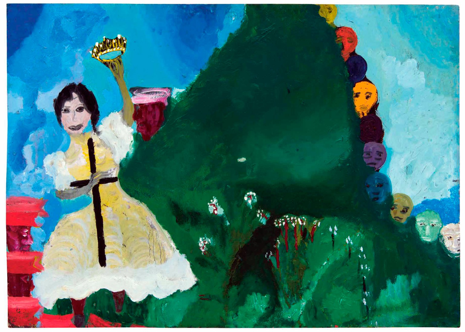 La Hija Curiosa, 1964, Óleo sobre madera aglomerada