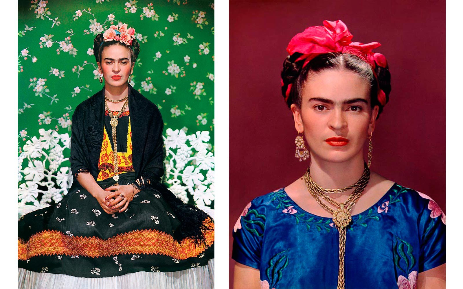 Frida Kahlo bajo la lente del fotógrafo húngaro Nickolas Muray, quien fue su amigo y amante durante años y la fotografió entre 1937 y 1946.