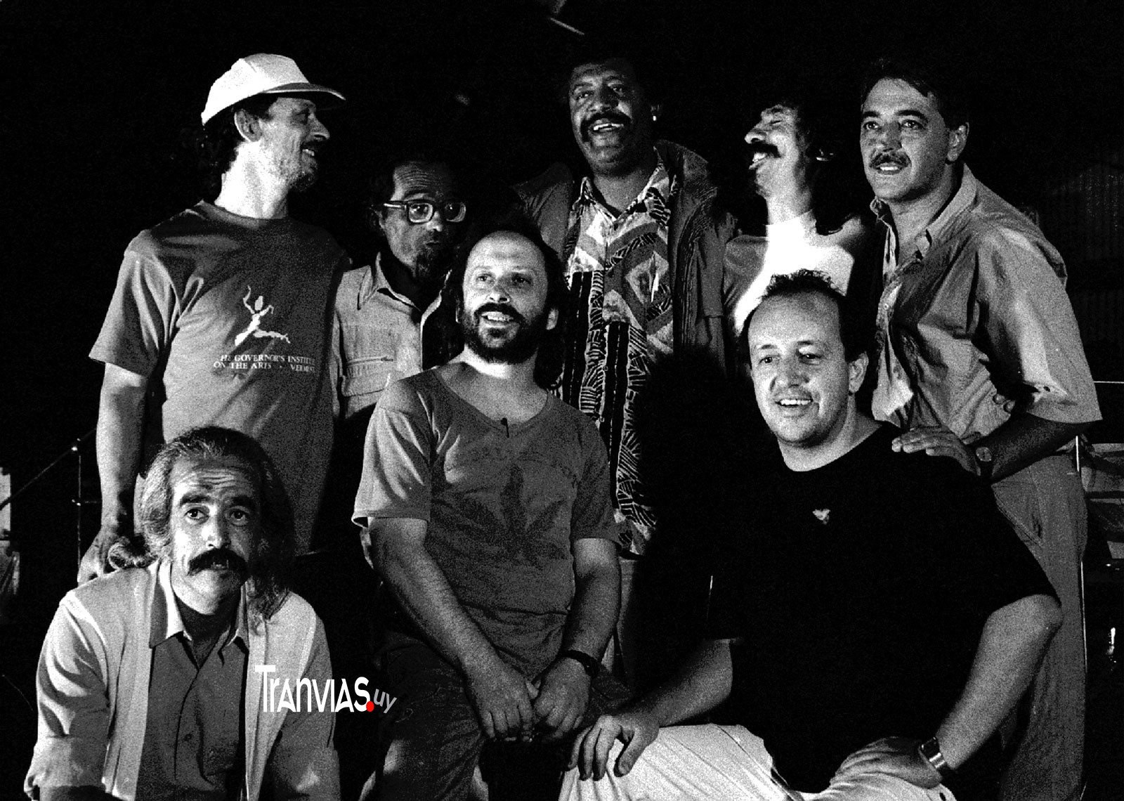 Hugo, Galletti, Rada, Urbano, Buscaglia, Mateo, Osvaldo y J.Gadea - foto aldo novick