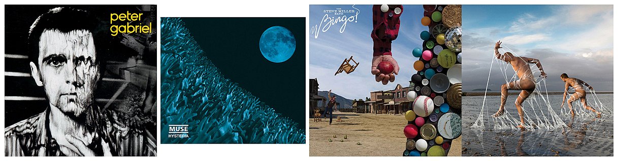 Peter Gabriel: II - Muse: Hysteria - Steve Miller Band: Bingo - Slow Earth: Latitude & 023