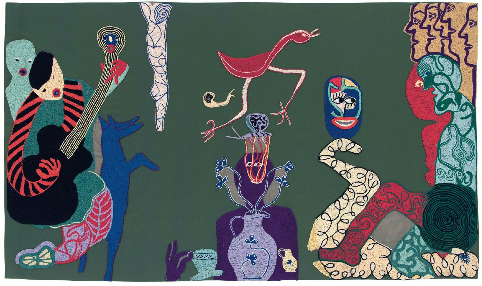 El Circo, 1961, tela bordada