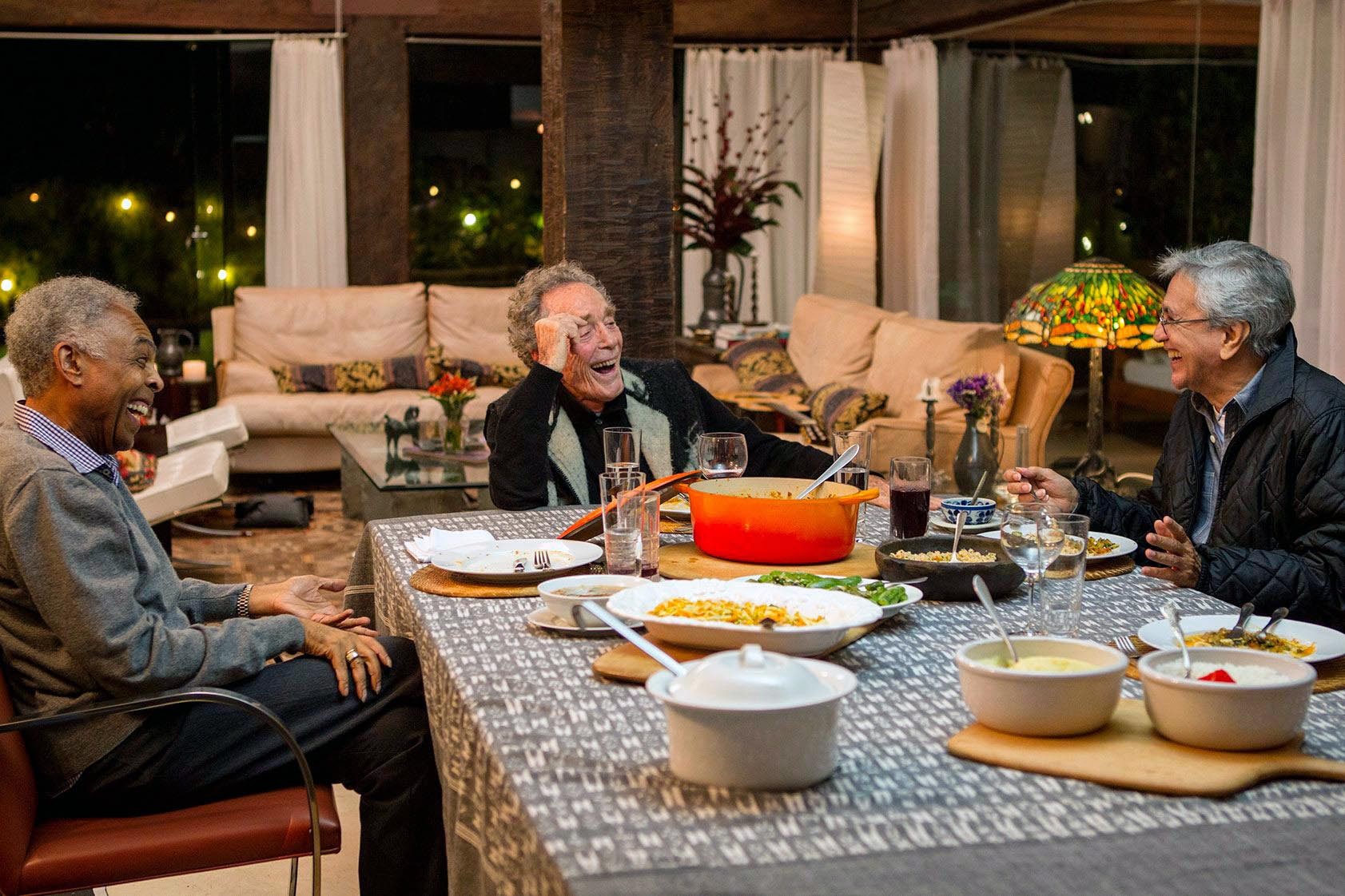 Gilberto Gil, André Midani, Caetano Velso