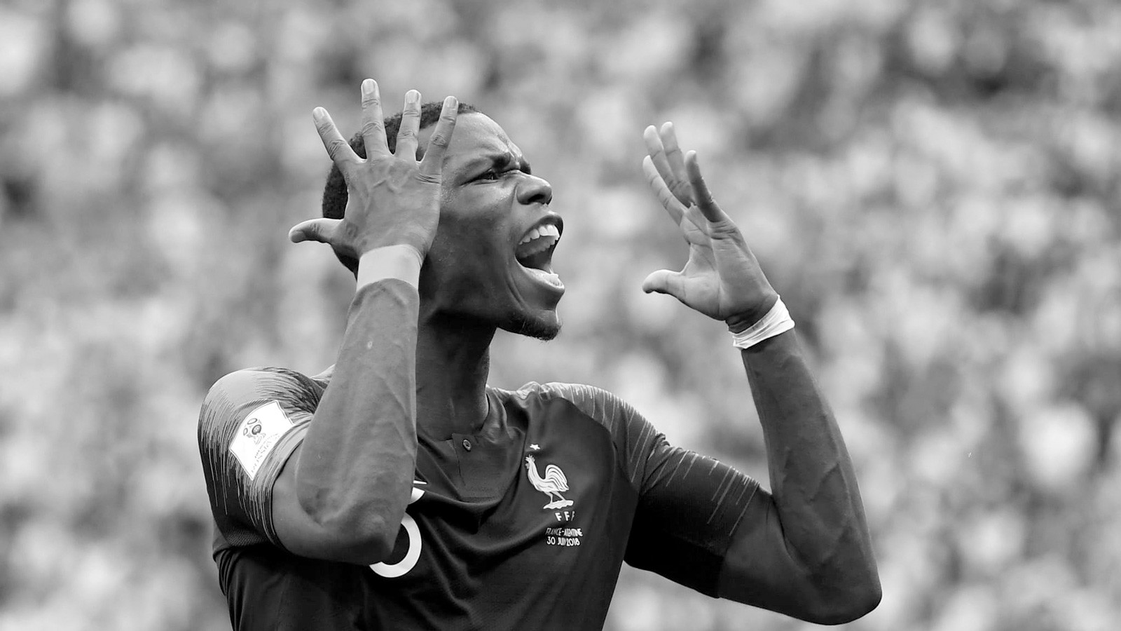 Paul Pogba de Francia - Kazan Arena, Rusia 2018 - foto por Laurence Griffiths - Getty Images