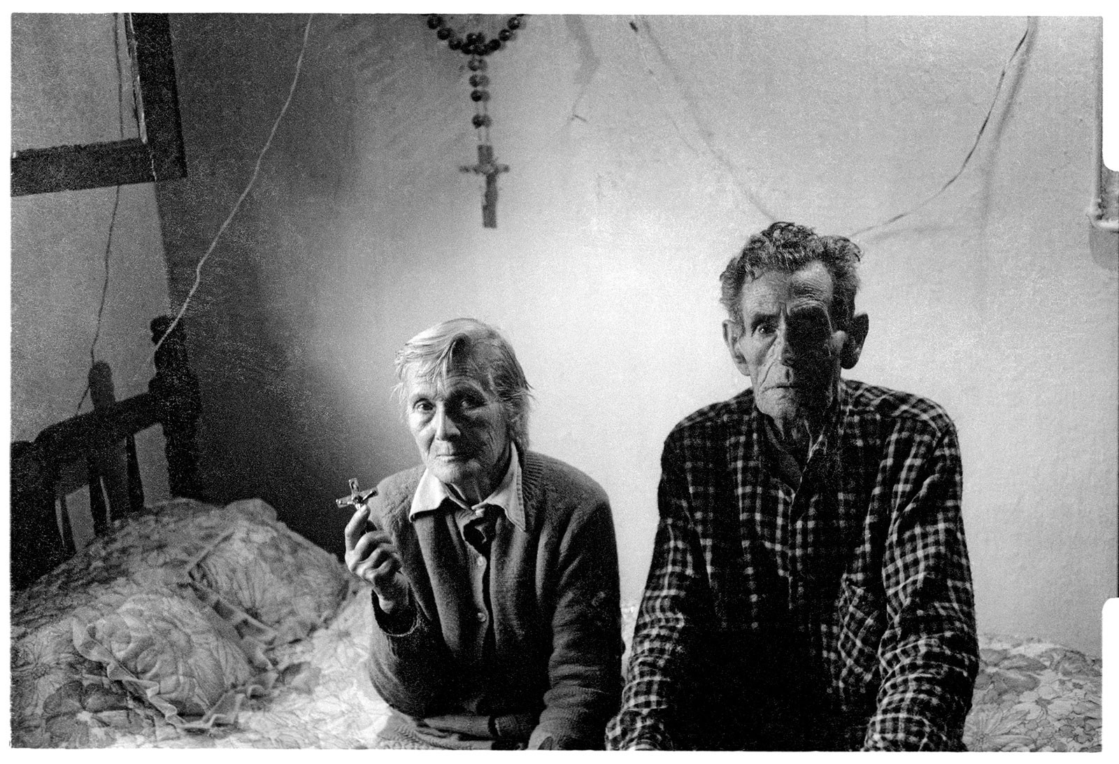 Pareja. Nordeste de Canelones. Año 1986 (aprox.). Fotografía analógica. Autor: Jorge Vidart