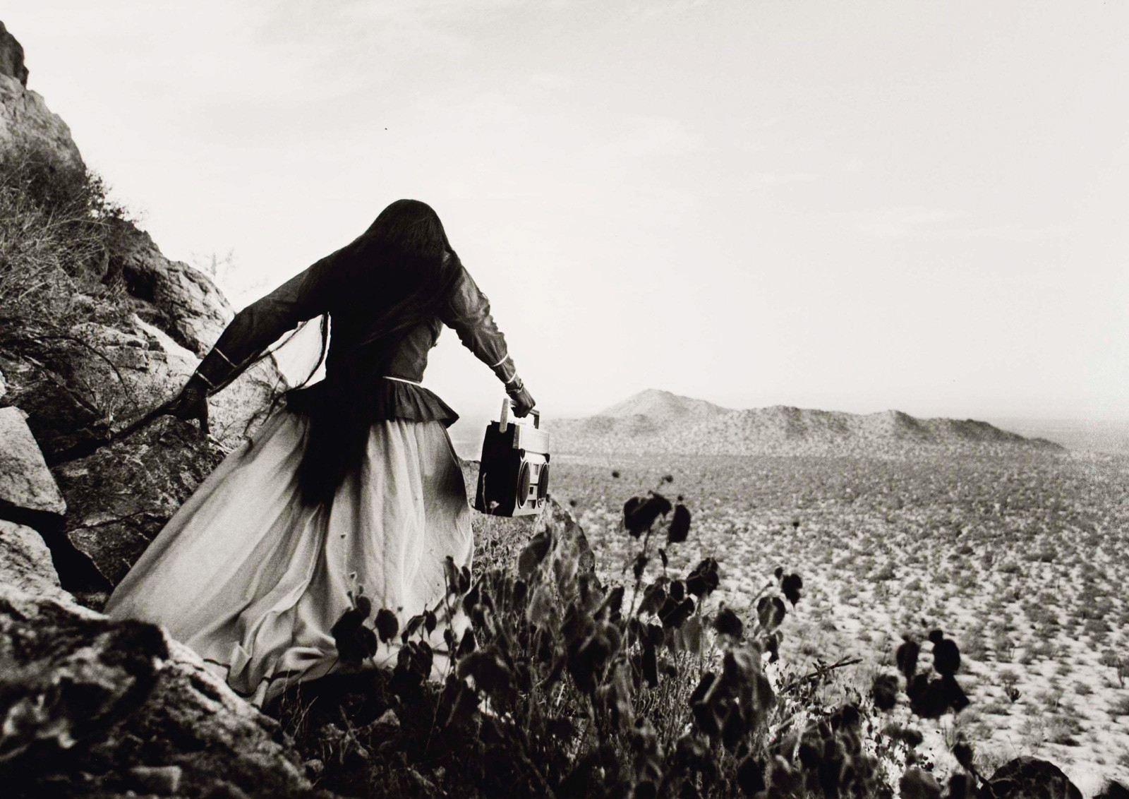 Mujer, Angel, Desierto de Sonora, 1979