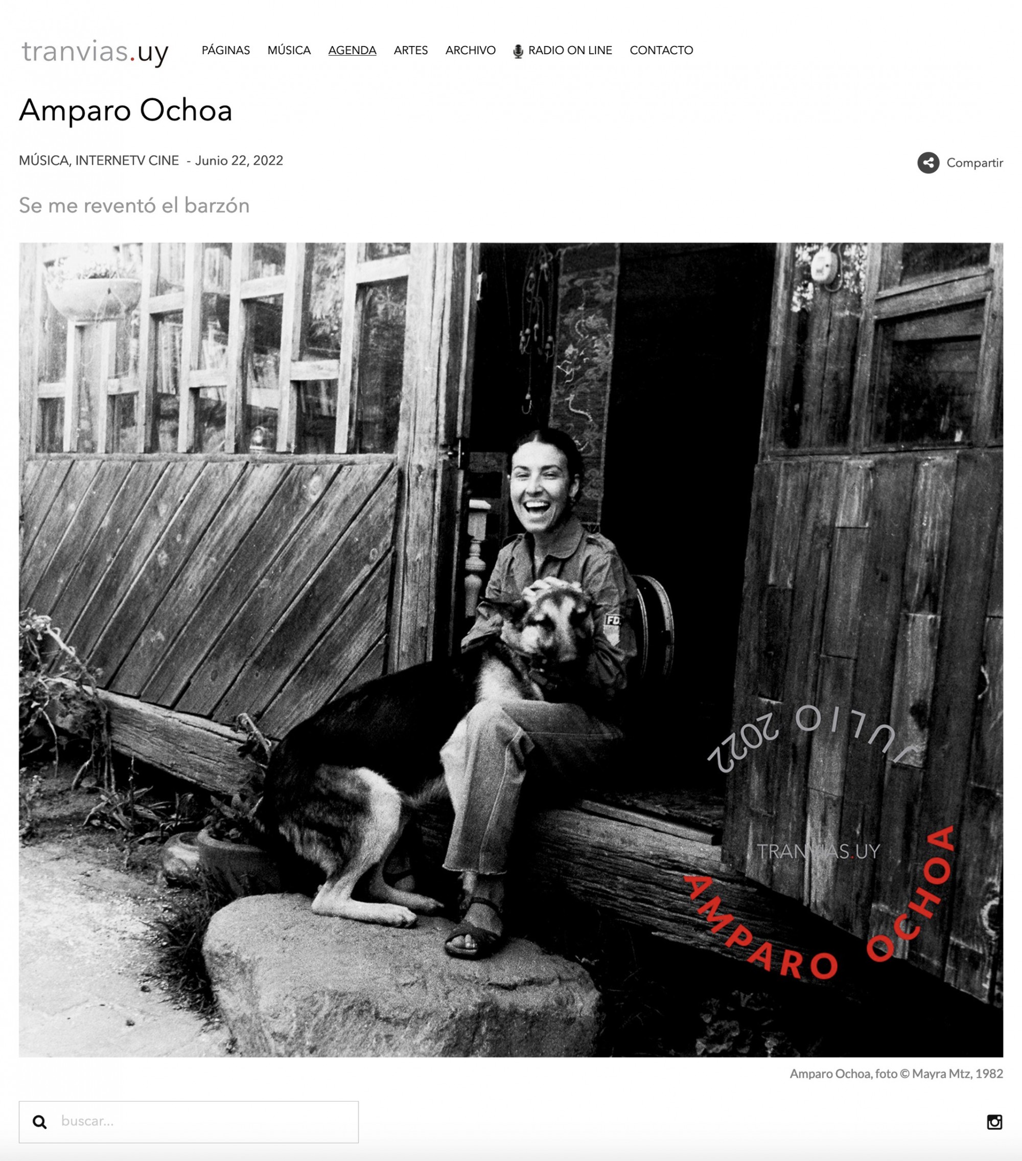 Amapro Ochoa, julio 2022