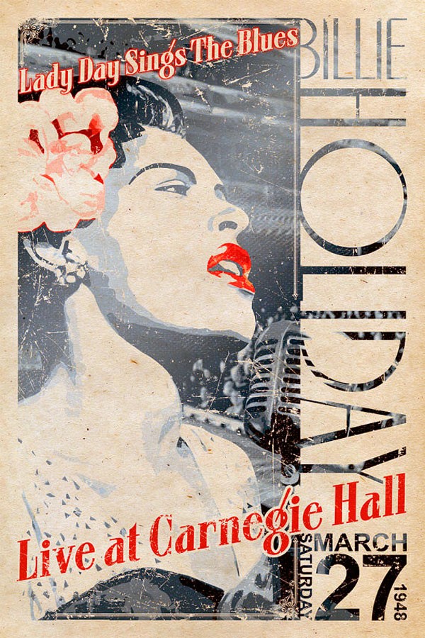 Afiches de Billie Holiday y Grateful Dead