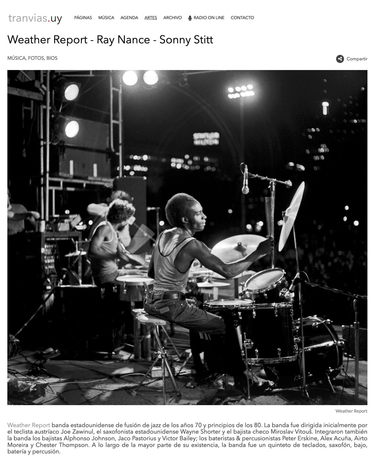 Weather Report - Ray Nance - Sonny Stitt 